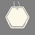 Paper Air Freshener Tag - Hexagon Tag